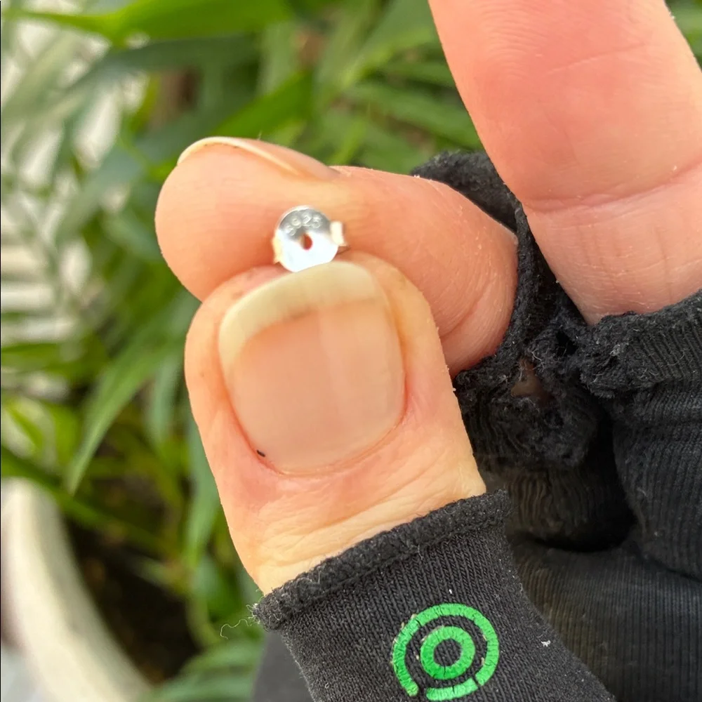 BOGO FREE- 2 Pairs Of Sterling Silver Flower Post Earrings w/ Swarovski Crystals